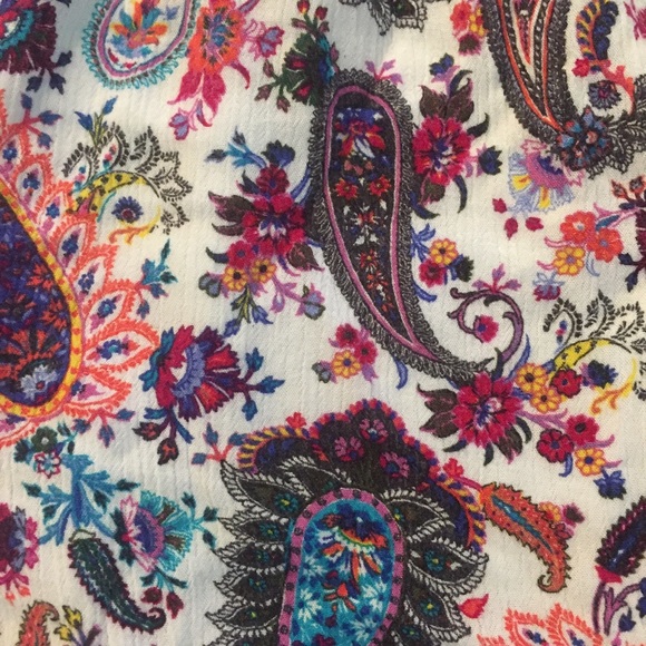 American Eagle Paisley Floral Romper Size Large - Picture 10 of 13